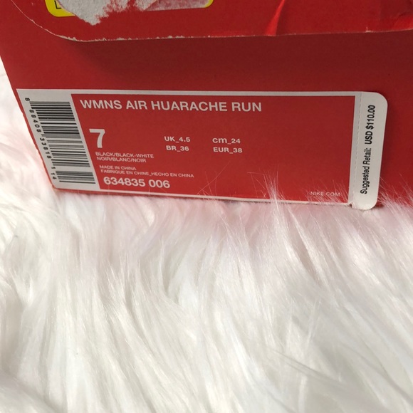 Black & White Air Huarache Run - Picture 6 of 7